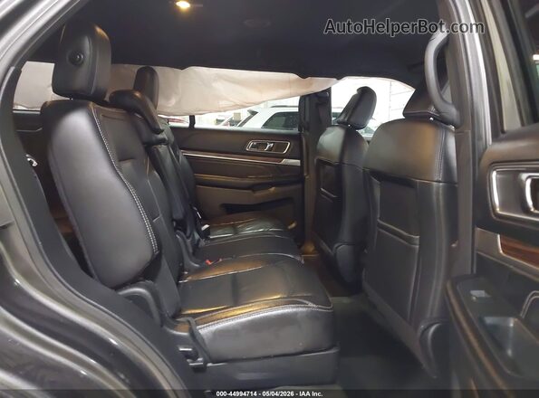 1FM5K8F82JGA82703 2018 FORD FORD EXPLORER Gray Вид наклейки з VIN-кодом