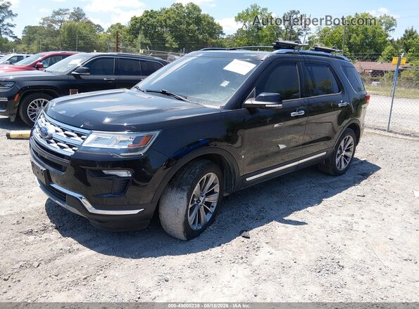 1FM5K8F82KGB11067 2019 FORD EXPLORER Black Przód lewy