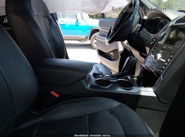 1FM5K8F82KGB11067 2019 FORD EXPLORER Black Widok wnętrza z przodu