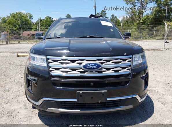 1FM5K8F82KGB11067 2019 FORD EXPLORER Black Widok zestawu wskaźników