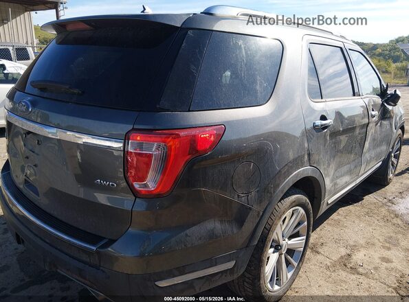 1FM5K8F82KGB16236 2019 FORD EXPLORER Gray უკანა მარჯვენა