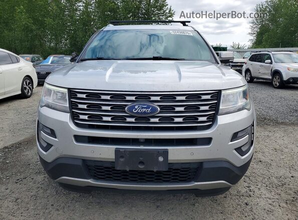1FM5K8F83HGC37821 2017 FORD EXPLORER Silver Вид спереду