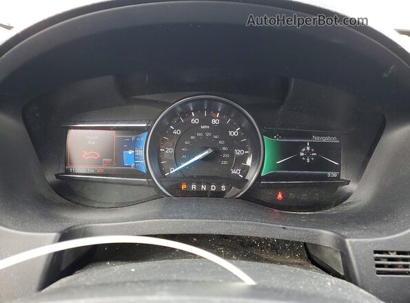 1FM5K8F83HGC37821 2017 FORD EXPLORER Silver Вид щитка приладів