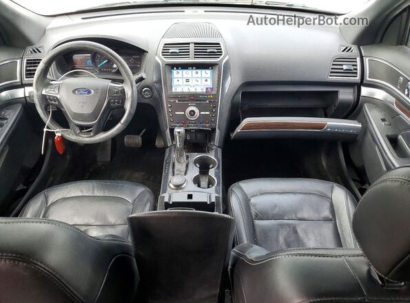 1FM5K8F83HGC37821 2017 FORD EXPLORER Silver Вид панелі приладів