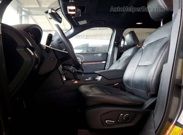 1FM5K8F83JGA82385 2018 FORD FORD EXPLORER Gray Вид салону спереду