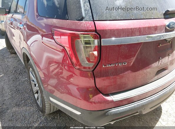 1FM5K8F83JGA91135 2018 FORD FORD EXPLORER Бордовый Вид спереди