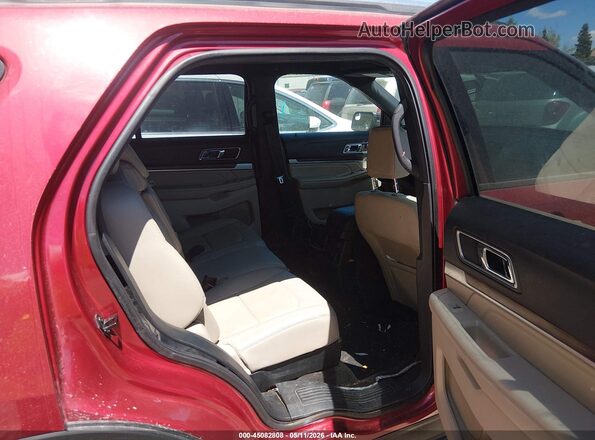 1FM5K8F83JGA91135 2018 FORD FORD EXPLORER Бордовый Вид наклейки с VIN-кодом