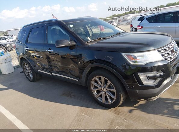1FM5K8F85HGE42881 2017 FORD EXPLORER Black 