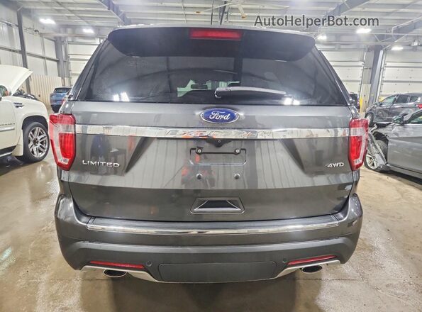 1FM5K8F85JGC93748 2018 FORD EXPLORER Серый 