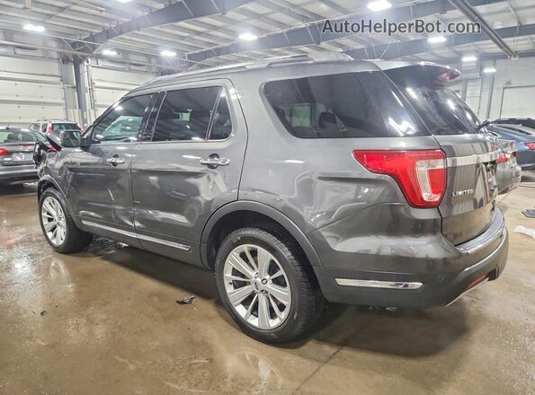 1FM5K8F85JGC93748 2018 FORD EXPLORER Серый 
