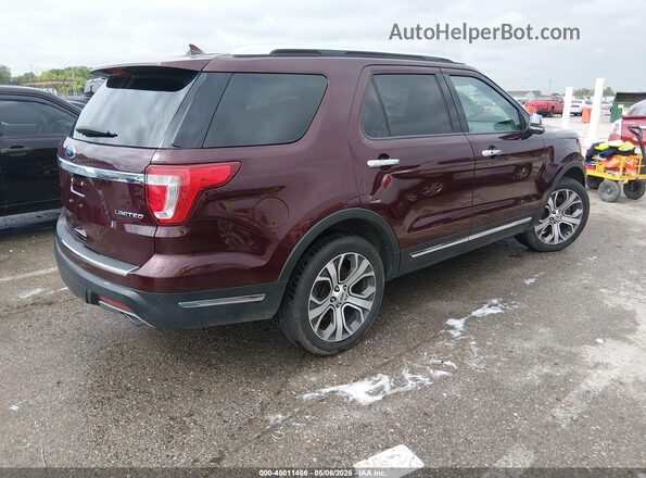 1FM5K8F85KGA38146 2019 FORD FORD EXPLORER Red 