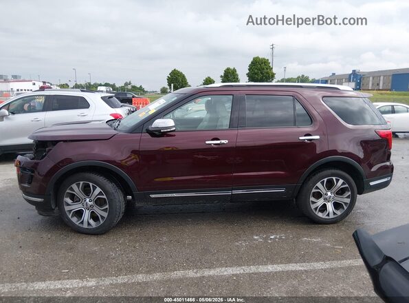 1FM5K8F85KGA38146 2019 FORD FORD EXPLORER Red 
