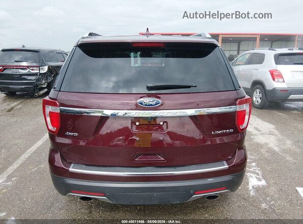 1FM5K8F85KGA38146 2019 FORD FORD EXPLORER Red 