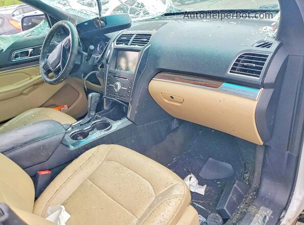 1FM5K8F86GGA18933 2016 FORD FORD EXPLORER Белый Вид панели приборов
