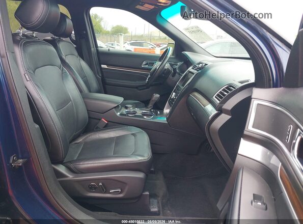 1FM5K8F86GGC83206 2016 FORD FORD EXPLORER Dark Blue Vista interior delantera