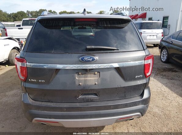 1FM5K8F87HGC93356 2017 FORD EXPLORER Gray 