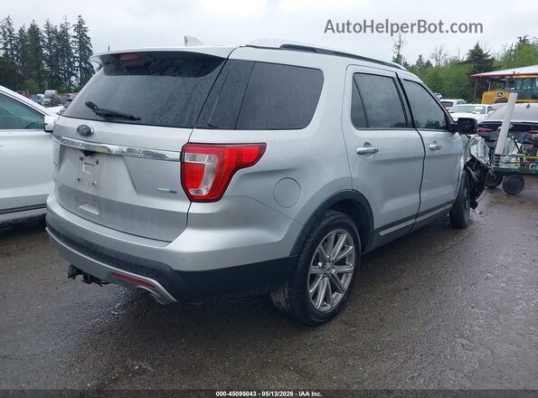 1FM5K8F88GGA18755 2016 FORD EXPLORER Silver Задня права чверть