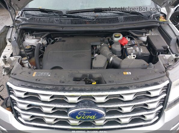 1FM5K8F88GGA18755 2016 FORD EXPLORER Silver Вид ззаду