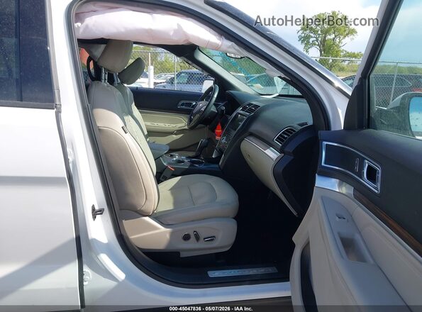 1FM5K8F88JGC61151 2018 FORD FORD EXPLORER White Вид салону спереду