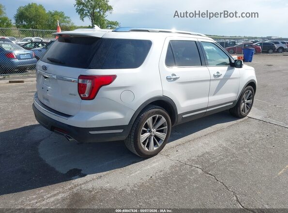 1FM5K8F88JGC61151 2018 FORD FORD EXPLORER White Задня права чверть