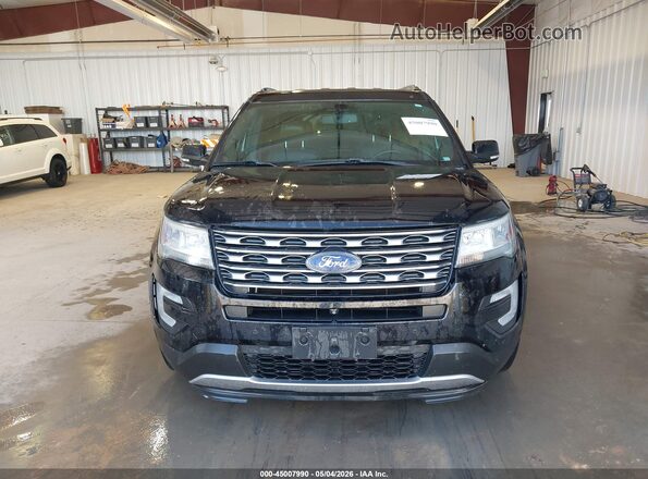 1FM5K8F89HGC23759 2017 FORD FORD EXPLORER Black ხელსაწყოთა პანელის ხედი