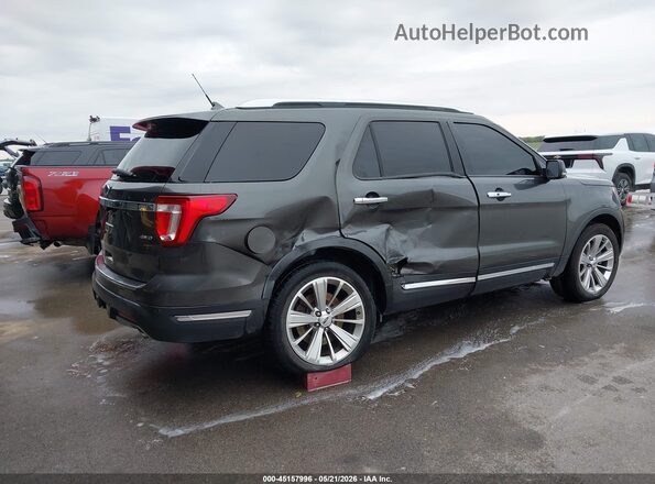 1FM5K8F89KGA91447 2019 FORD EXPLORER Gray 