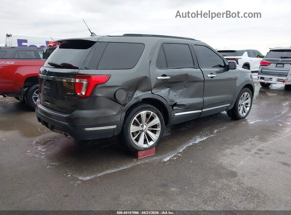 1FM5K8F89KGA91447 2019 FORD EXPLORER Gray 