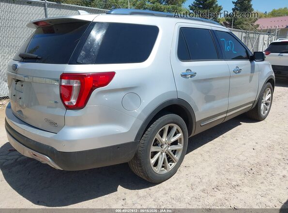 1FM5K8F8XGGC46577 2016 FORD EXPLORER Silver Задня права чверть