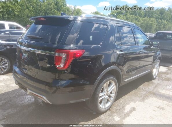 1FM5K8F8XHGD87327 2017 FORD FORD EXPLORER Black Tył prawy