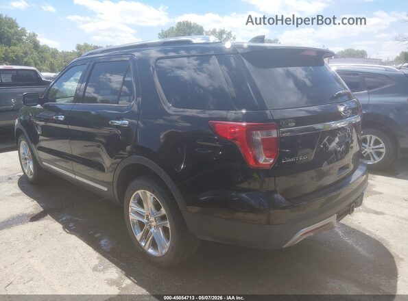 1FM5K8F8XHGD87327 2017 FORD FORD EXPLORER Black Tył lewy