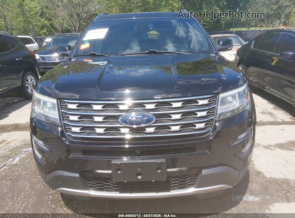 1FM5K8F8XHGD87327 2017 FORD FORD EXPLORER Black Widok zestawu wskaźników