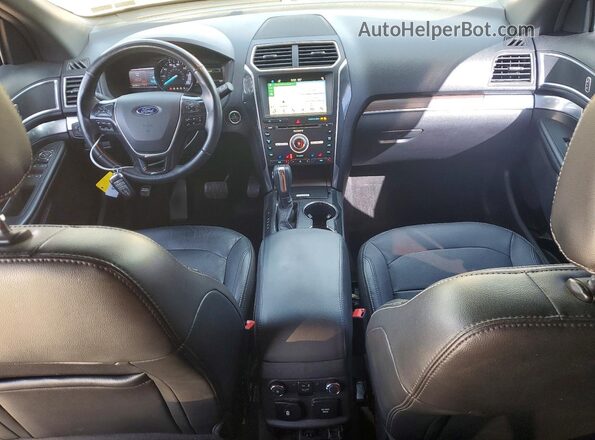 1FM5K8FH2JGC16853 2018 FORD EXPLORER Black Widok deski rozdzielczej