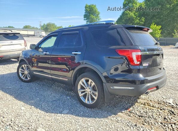 1FM5K8FH2JGC16853 2018 FORD EXPLORER Black Tył lewy