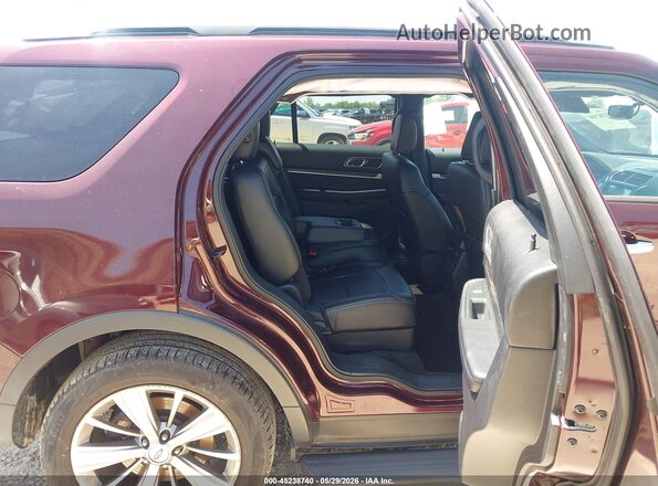 1FM5K8FH2JGC32213 2018 FORD EXPLORER Maroon 