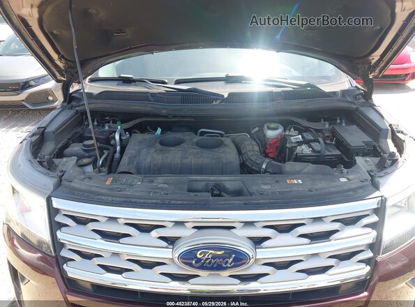 1FM5K8FH2JGC32213 2018 FORD EXPLORER Maroon 