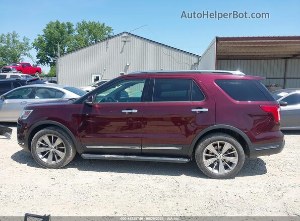 1FM5K8FH2JGC32213 2018 FORD EXPLORER Maroon 