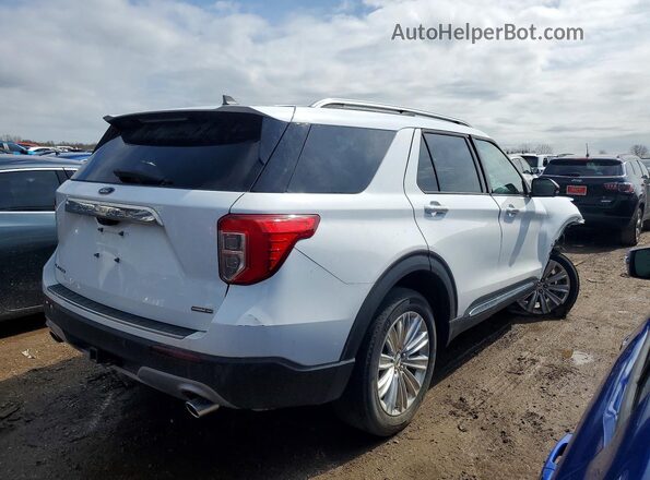 1FM5K8FW5NNA09423 2022 FORD EXPLORER White Trasero derecho