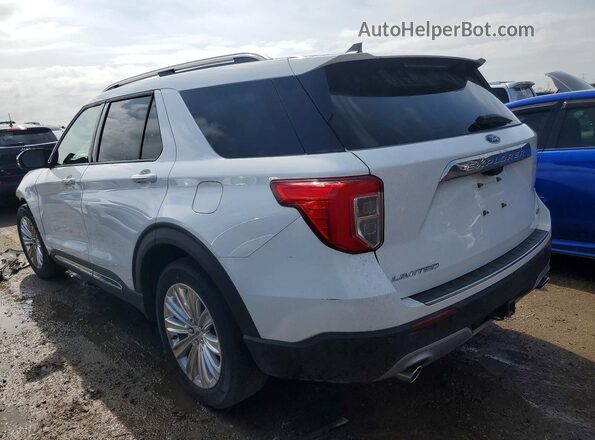 1FM5K8FW5NNA09423 2022 FORD EXPLORER White Trasero izquierdo