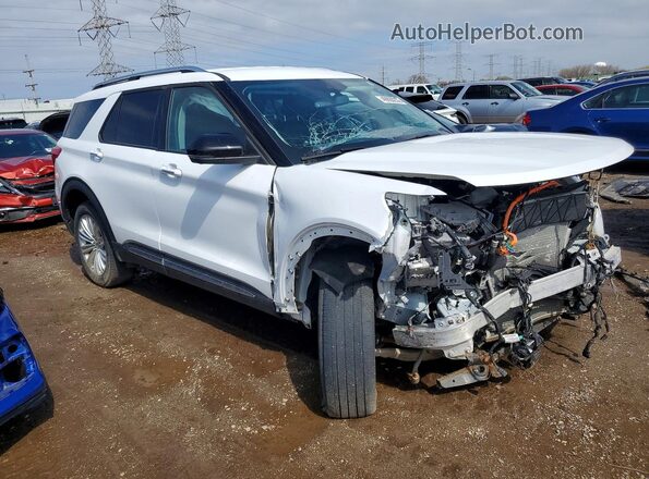 1FM5K8FW5NNA09423 2022 FORD EXPLORER White Delantero derecho