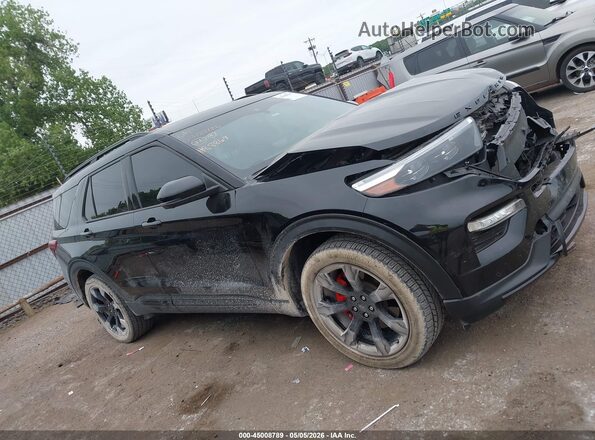1FM5K8GC1PGA15005 2023 FORD FORD EXPLORER Black Rear interior view