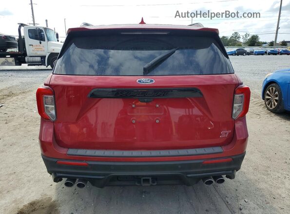 1FM5K8GC2LGA77314 2020 FORD EXPLORER Red Հետևի տեսք