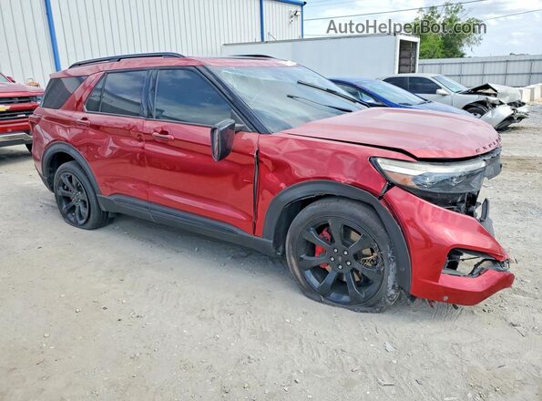 1FM5K8GC2LGA77314 2020 FORD EXPLORER Red Առջևի աջ