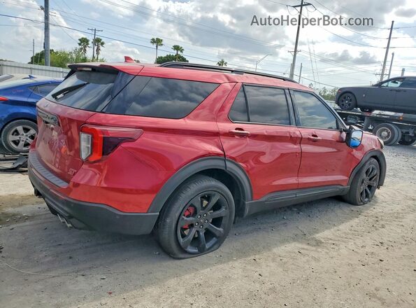 1FM5K8GC2LGA77314 2020 FORD EXPLORER Red Հետևի աջ