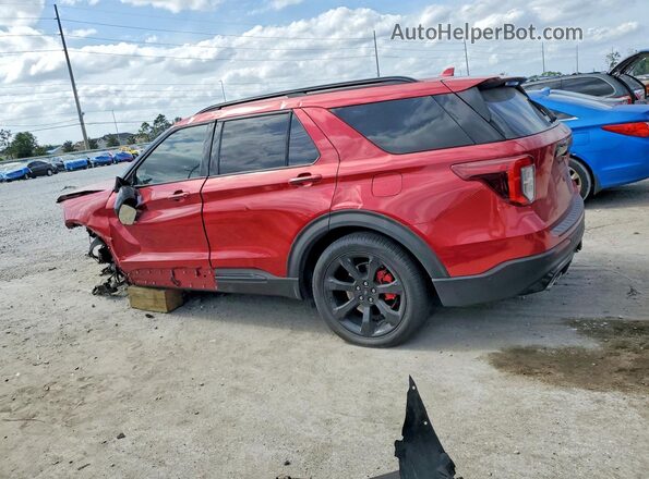 1FM5K8GC2LGA77314 2020 FORD EXPLORER Red Հետևի ձախ