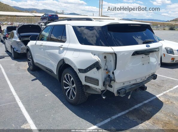 1FM5K8GC2MGA95877 2021 FORD EXPLORER White Rear left