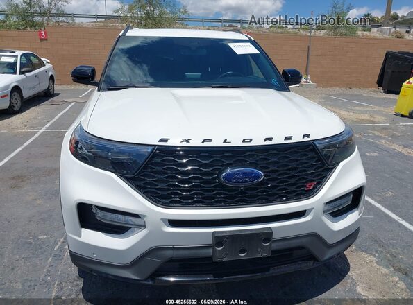 1FM5K8GC2MGA95877 2021 FORD EXPLORER White Rear interior view
