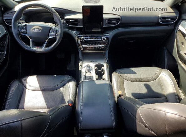 1FM5K8GC2NGA89580 2022 FORD FORD EXPLORER Black Առջևի վահանակի տեսք