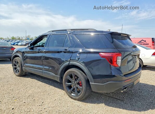 1FM5K8GC2NGA89580 2022 FORD FORD EXPLORER Black Հետևի ձախ