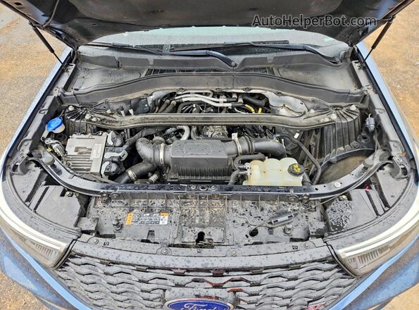 1FM5K8GC4LGA07488 2020 FORD EXPLORER Blue Widok komory silnika