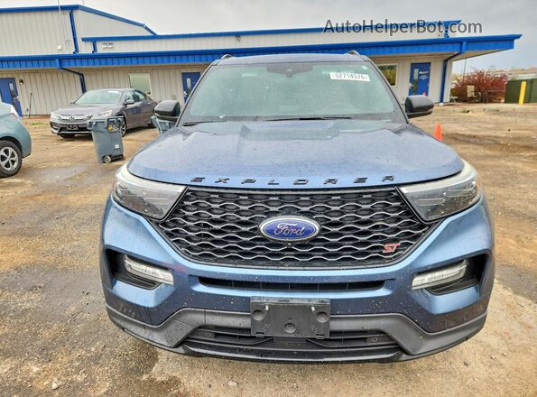 1FM5K8GC4LGA07488 2020 FORD EXPLORER Blue Widok z przodu